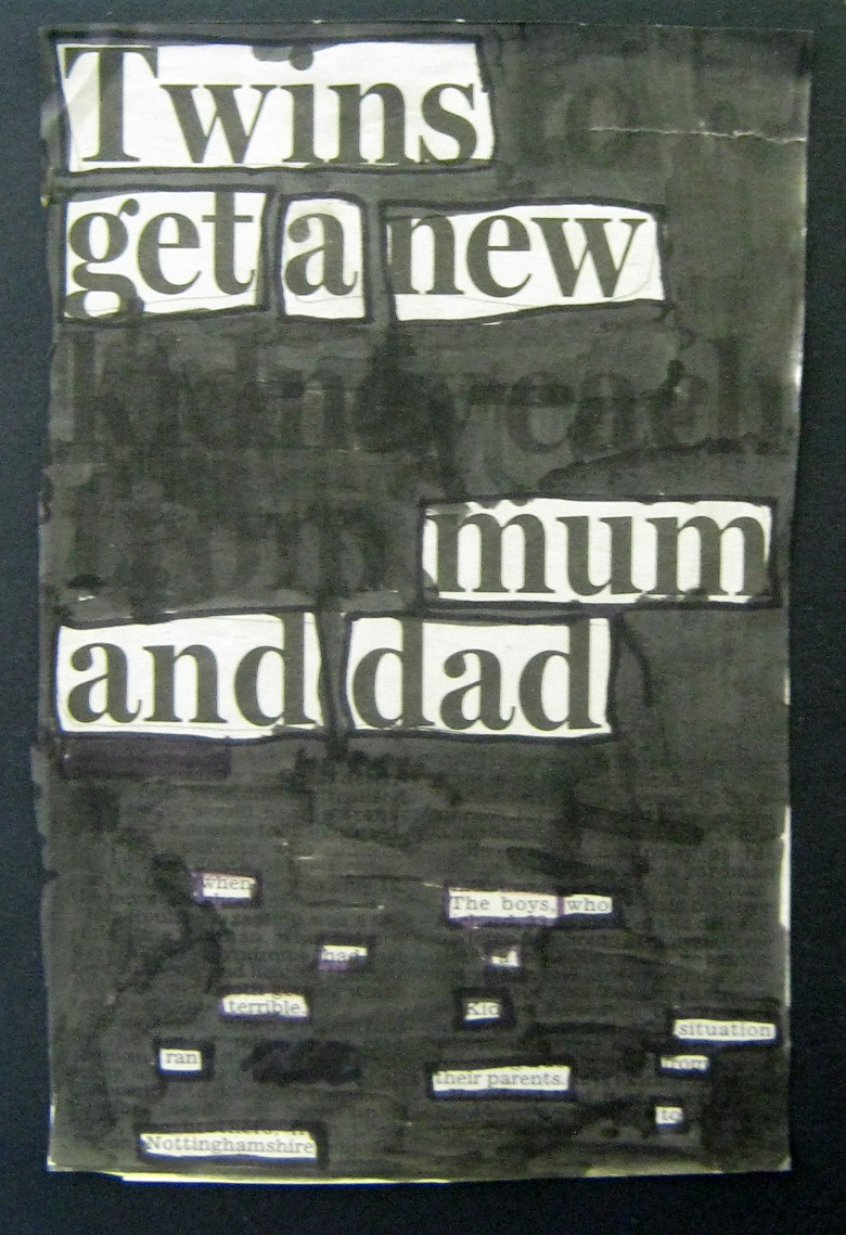 Newspaper Blackout Poetry Writing Activity
